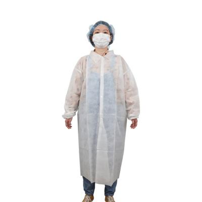 Disposable White Visitor Coats