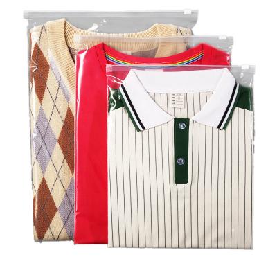 Plastic Bag For Clothes With Zipper