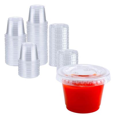 Plastic Sauce Containers with Lids