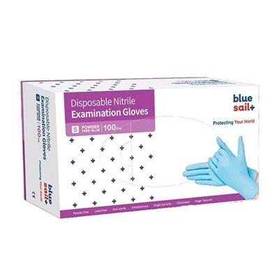 Blue Nitrile Disposable Gloves Large
